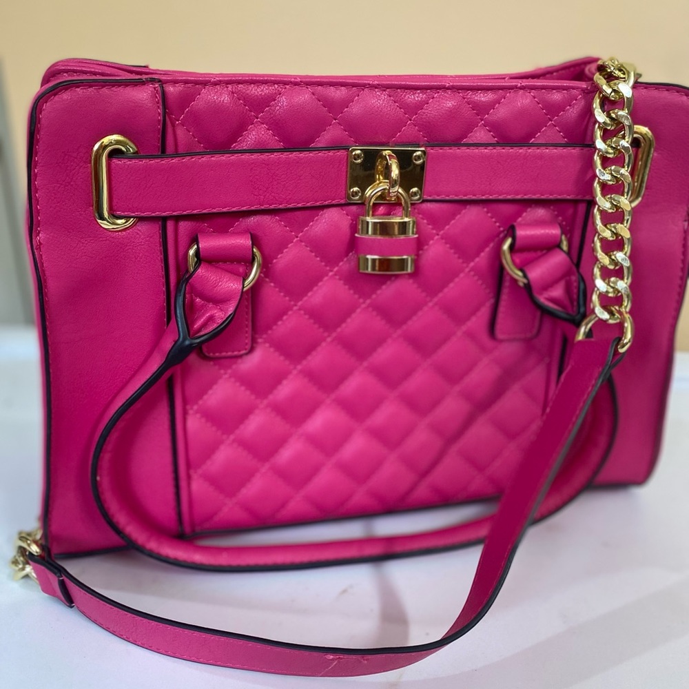 Pink Charming Charlie Purse with Shoulder Strap